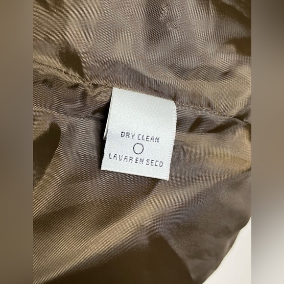 Rena Rowan Taupe Striped Blazer size 12, stretch - Picture 6 of 6